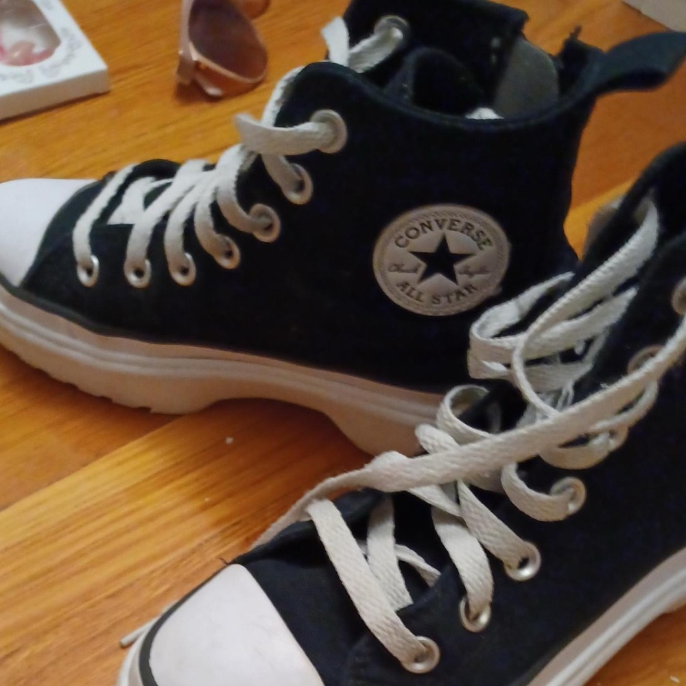 Converse Kids High-Top Sneakers - Black
